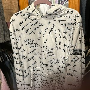 Alana’s Morissete official merch.  Hoodie